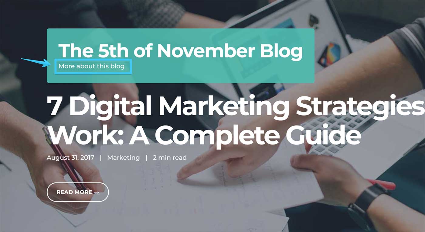 Act2 Blog II About Blog Link Sample