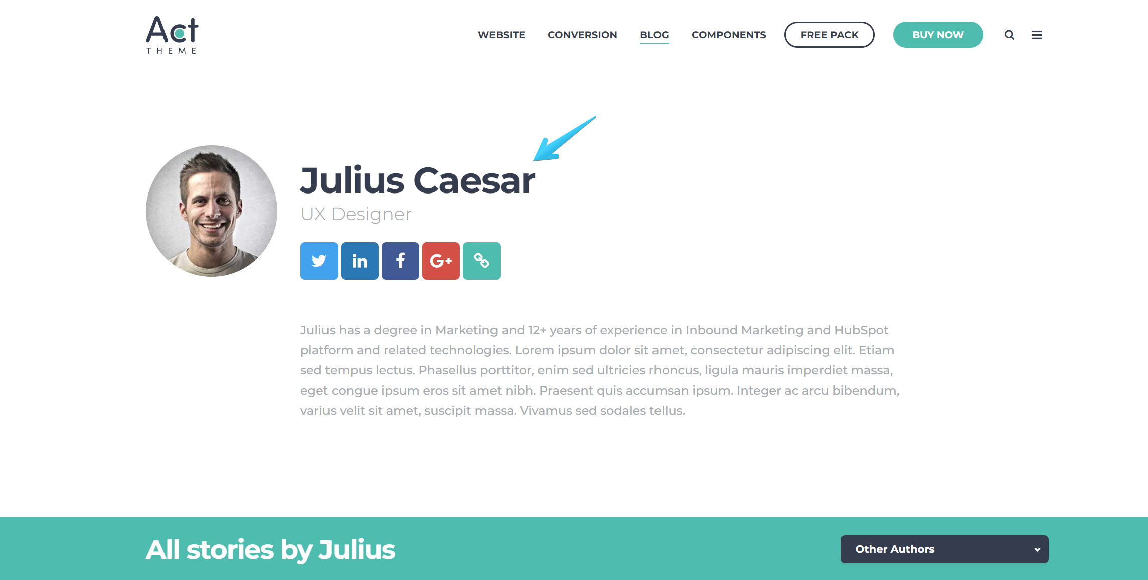 Act2 Blog II Author Name Sample