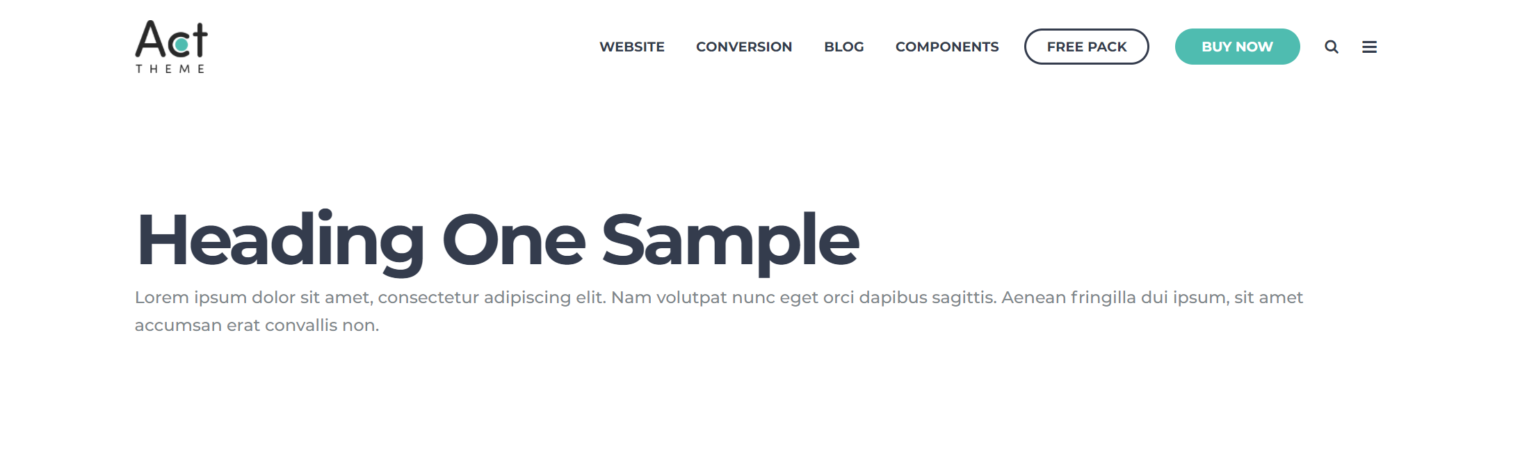 Act2 Hero Format Sample