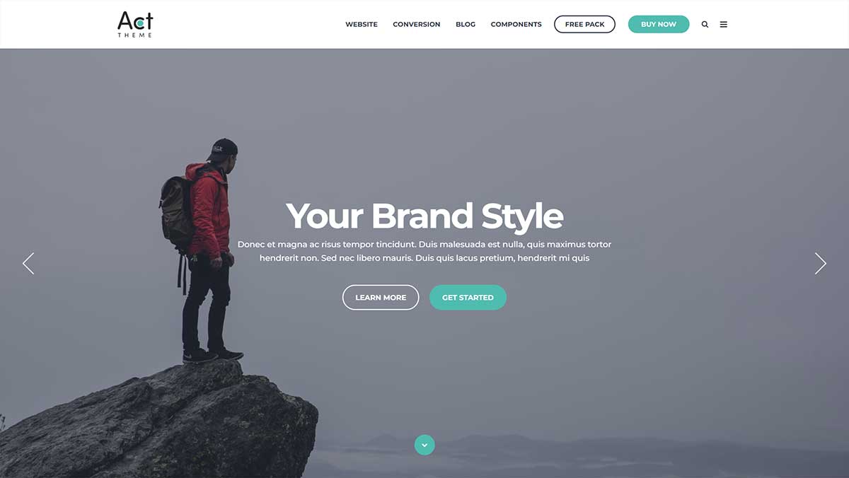 Act2 Hero Slider Minimum Height Full VH Minus Header
