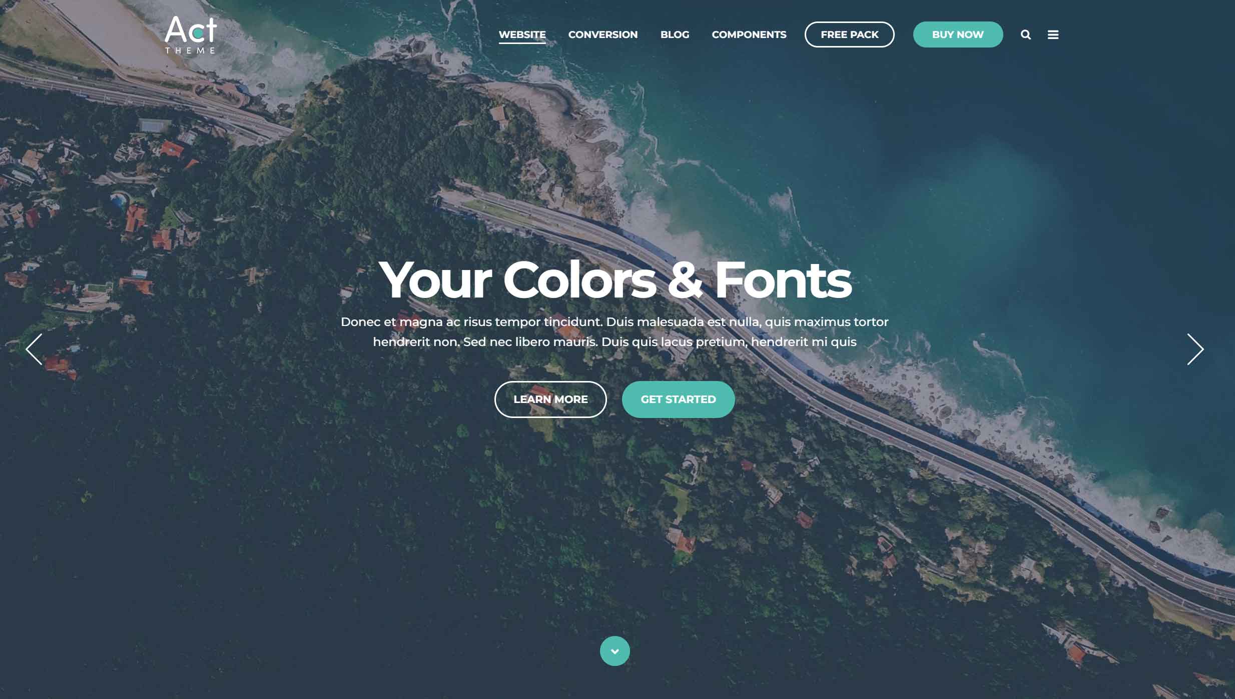 Act2 Hero Slider Sample