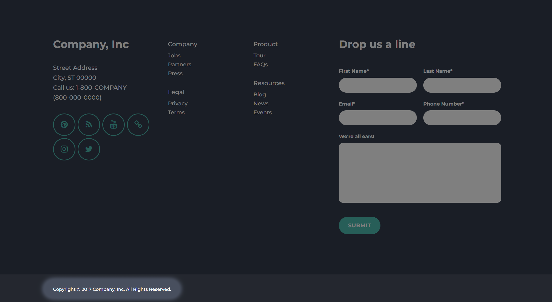 Act2 Highlight Footer II Copyright
