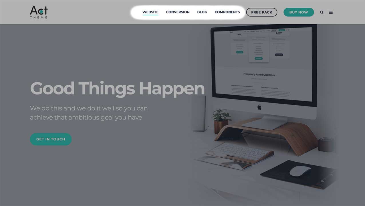 Act2 Highlight Menu Bar