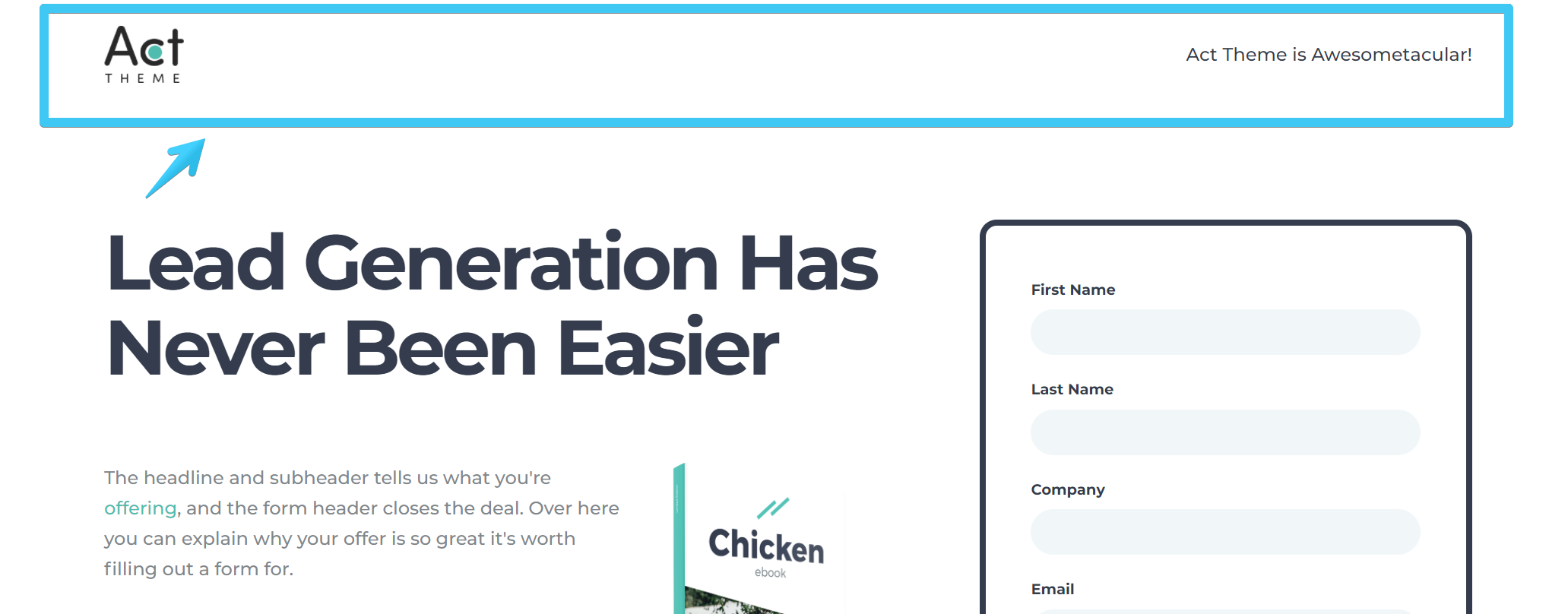 Act2 LP Header Sample