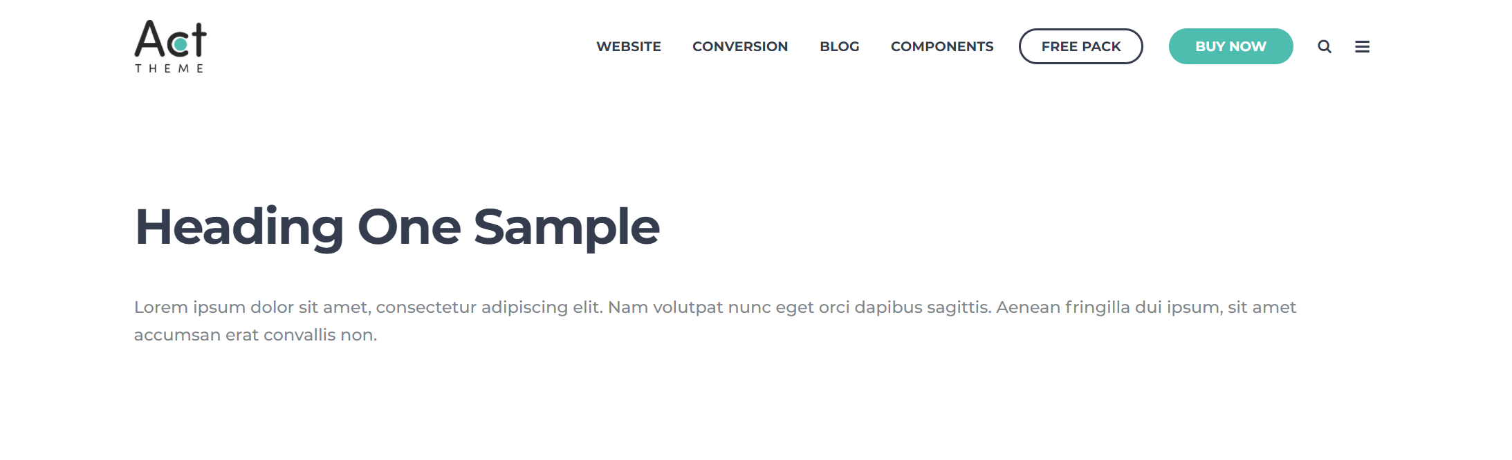 Act2 Not Hero Format Sample