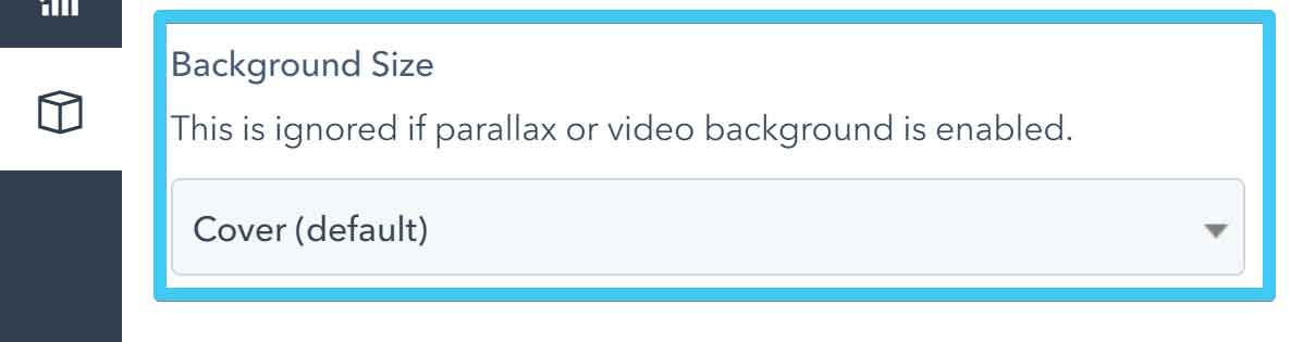 Act2 Page Editor Hero Banner Background Size