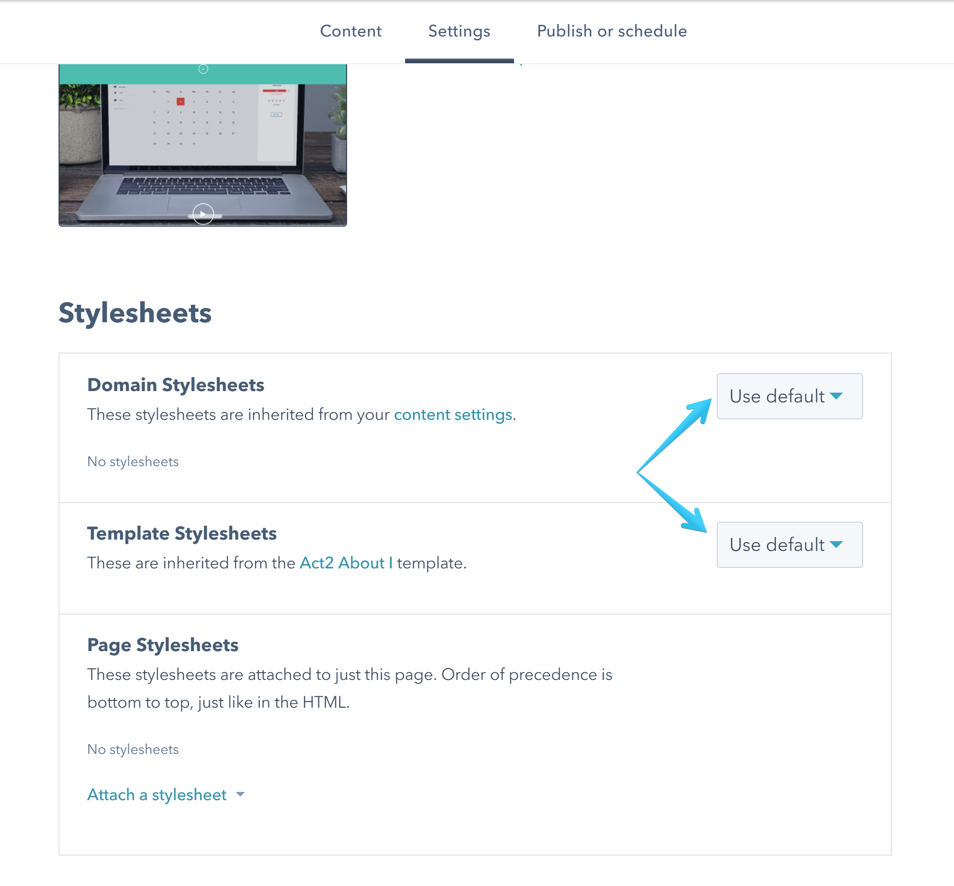 Act2 Page Editor Stylesheets