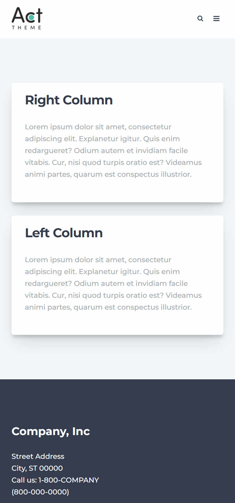 Act2 Shift Col Mobile Sample