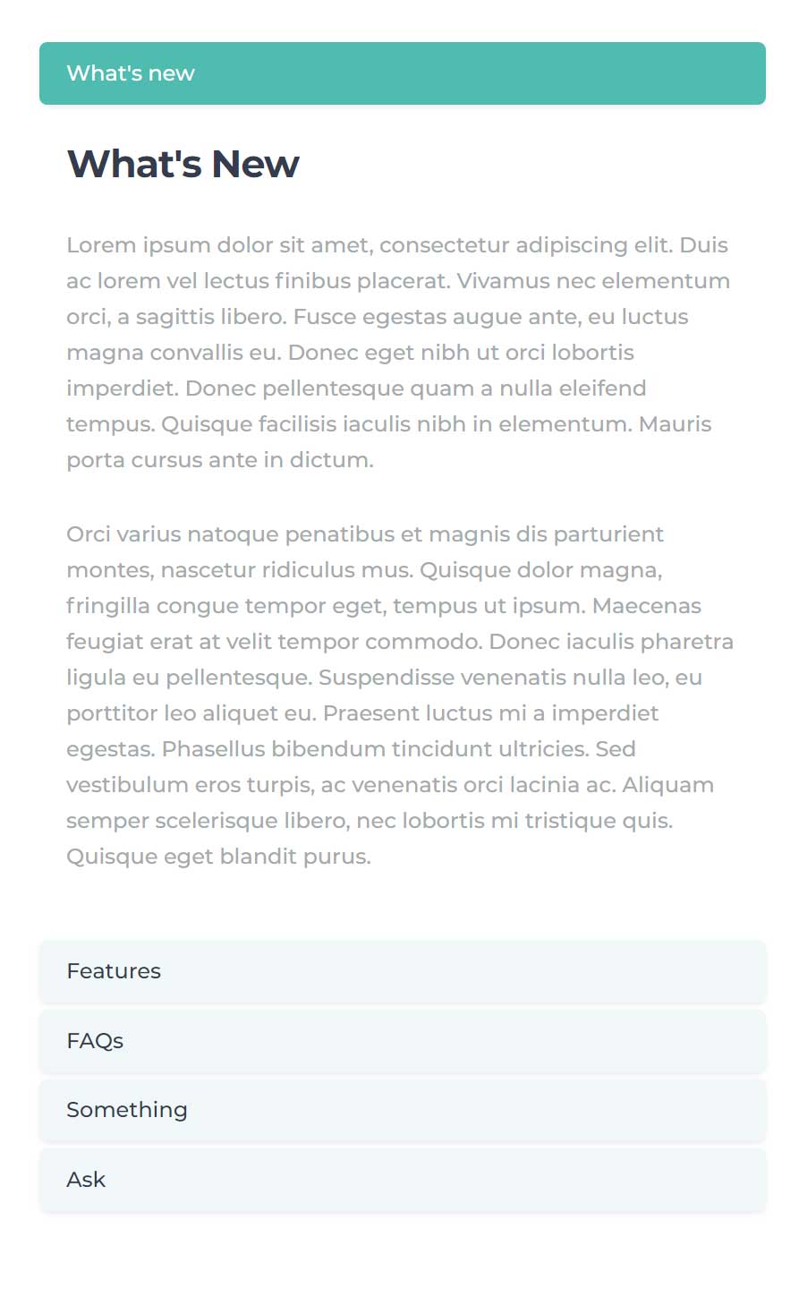Act2 Tabs Container Responsive Styled Sample