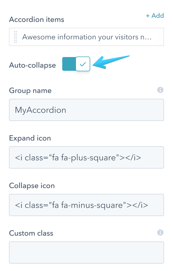 Act21 Accordion Auto-Collapse