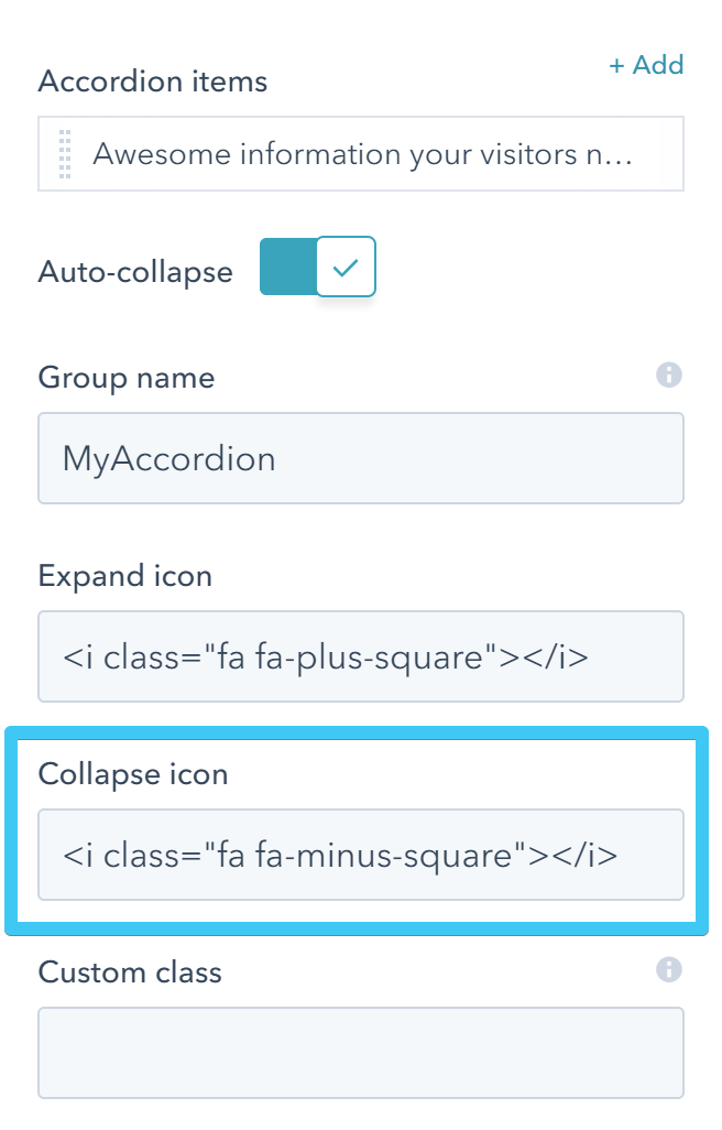 Act21 Accordion Collapse icon