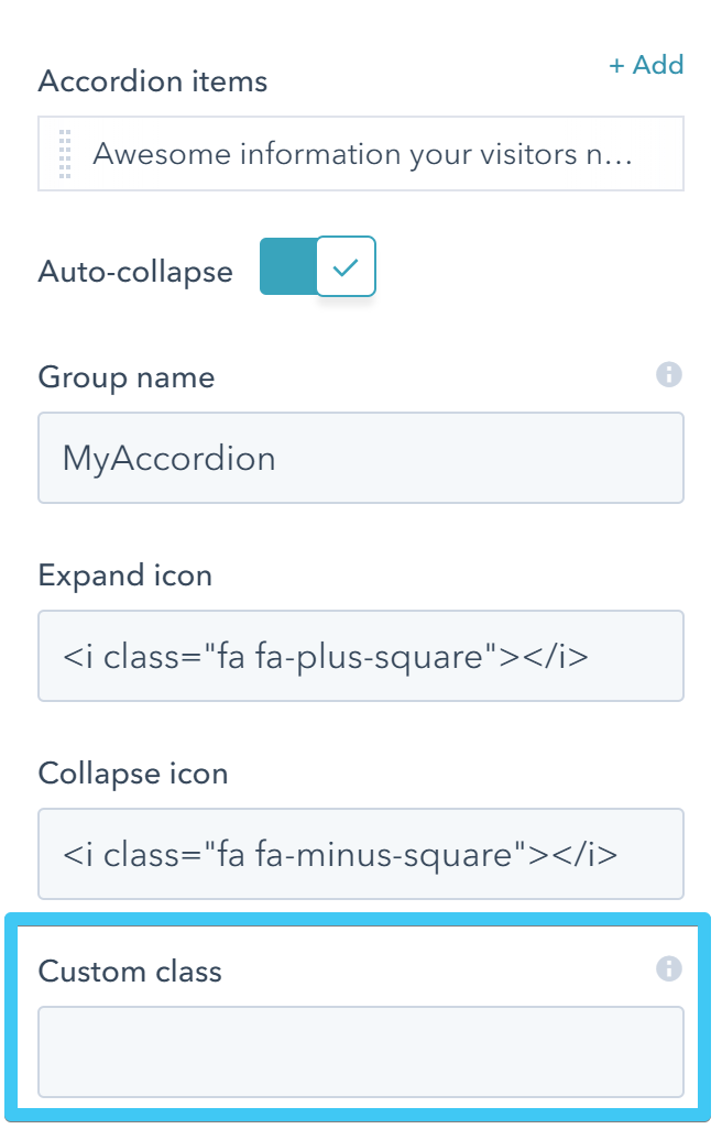 Act21 Accordion Custom class