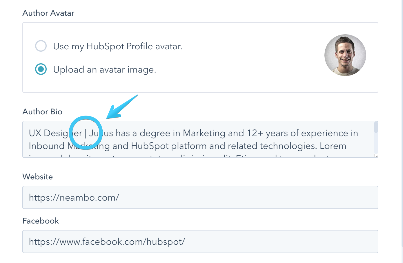 Act2 Blog Author Bio Pipe