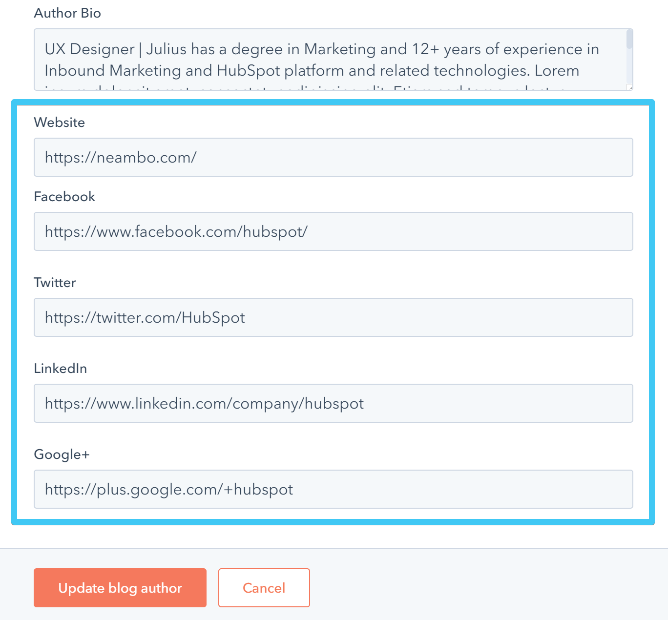 Act2 Blog Author Social Icons