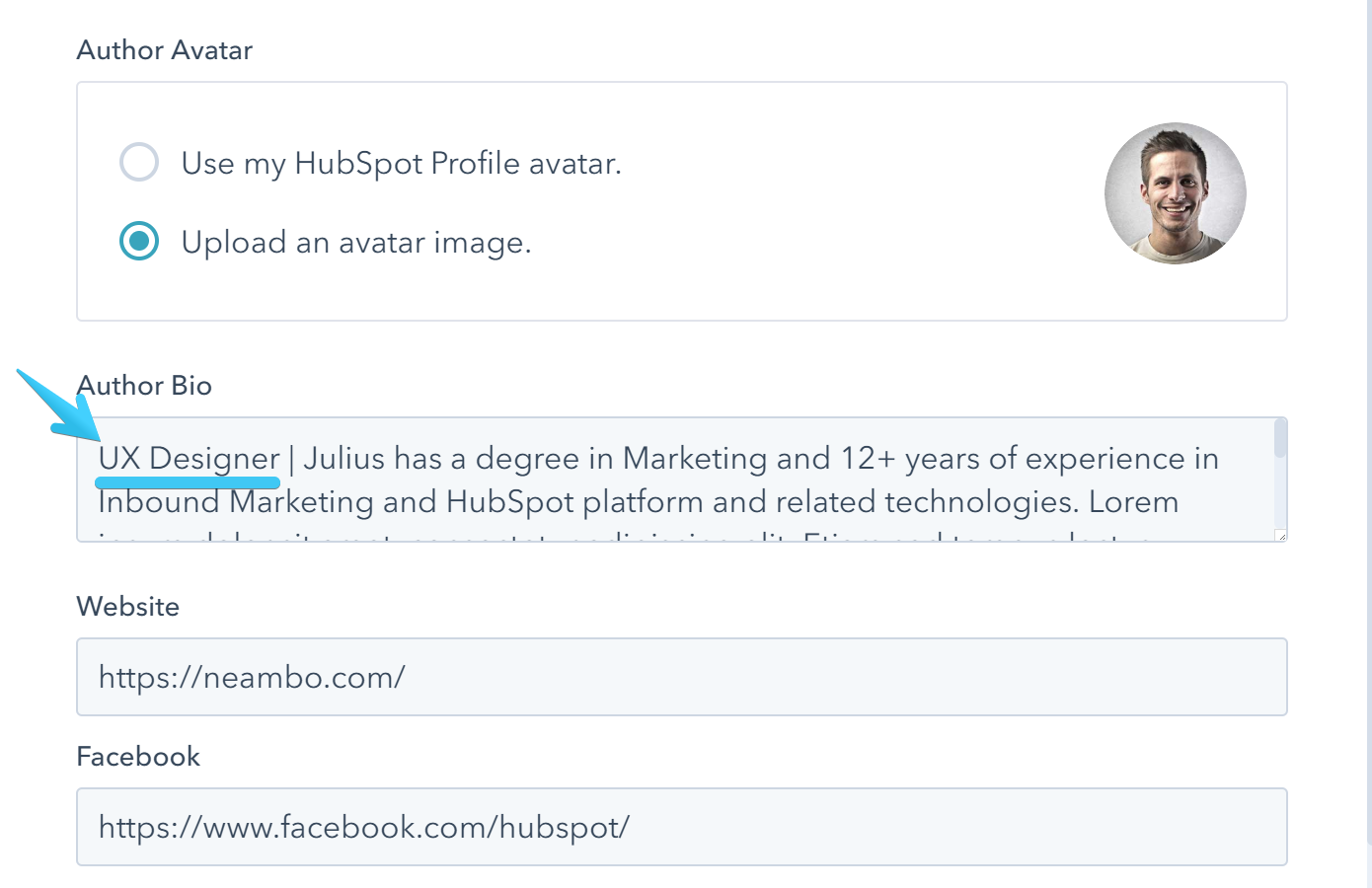 Act2 Blog Author Bio Pipe