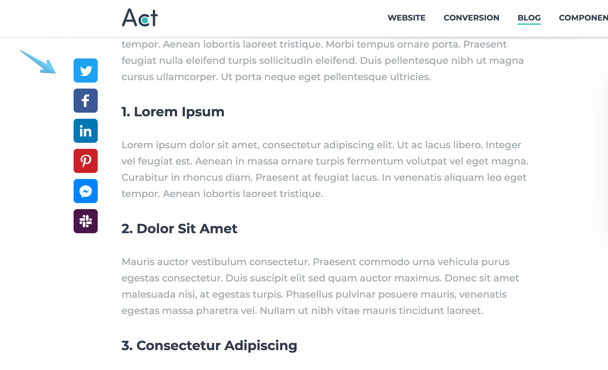 Act2 Blog I Post Sharing Type AddThis Top