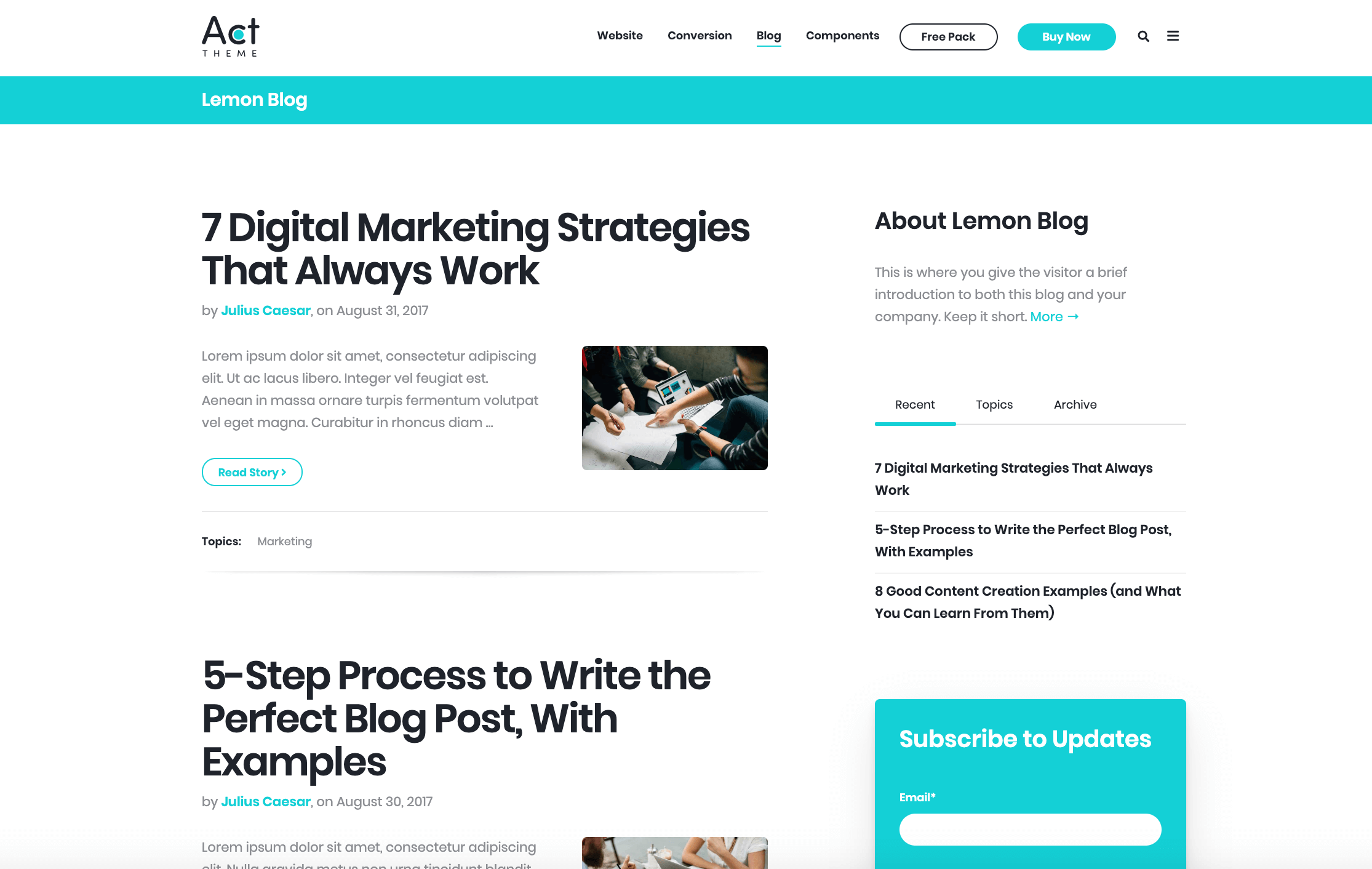 Act21 Blog I Overview