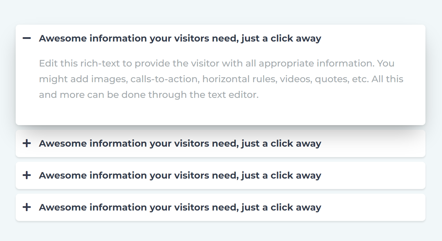 Act21 Boxed Accordion Sample