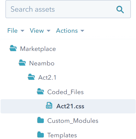 Act21 CSS Stylesheet