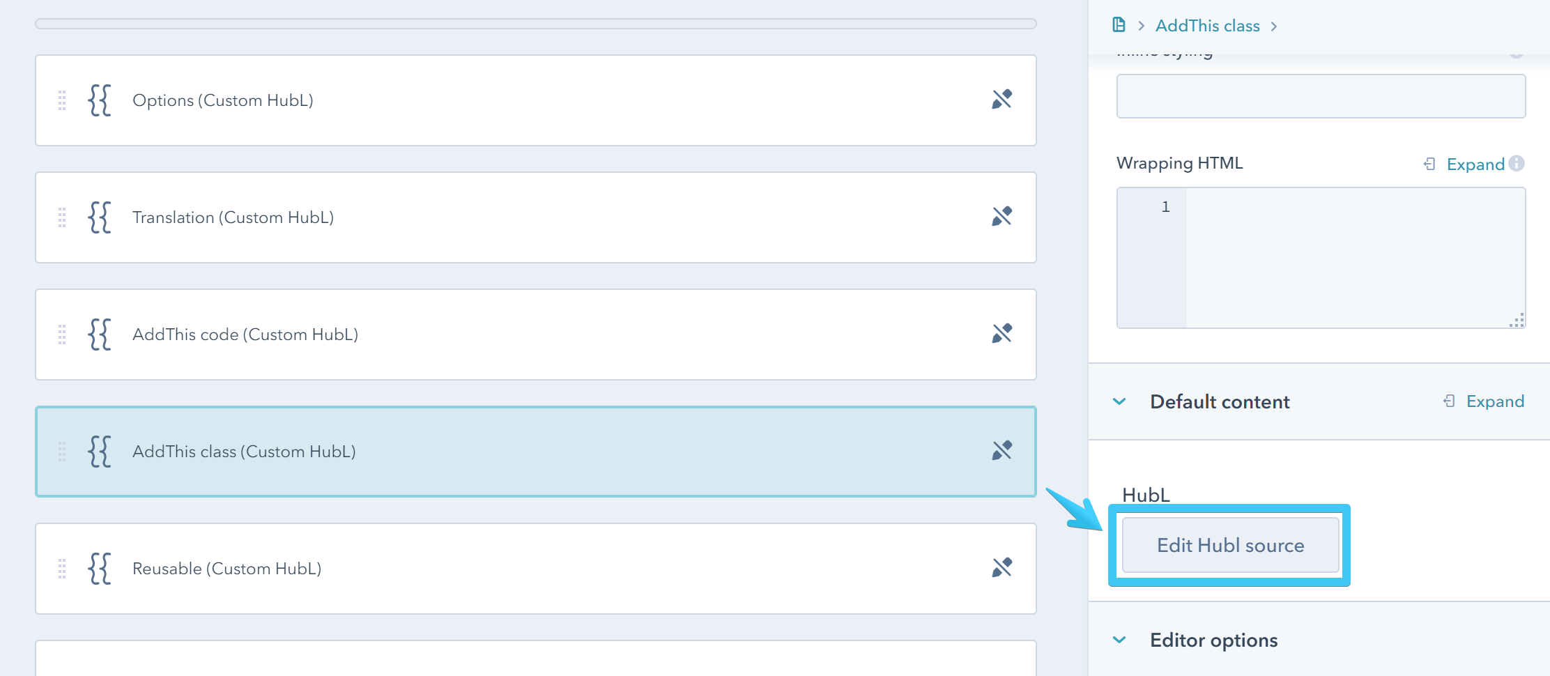 Act2 Template Builder Blog II AddThis Class Module