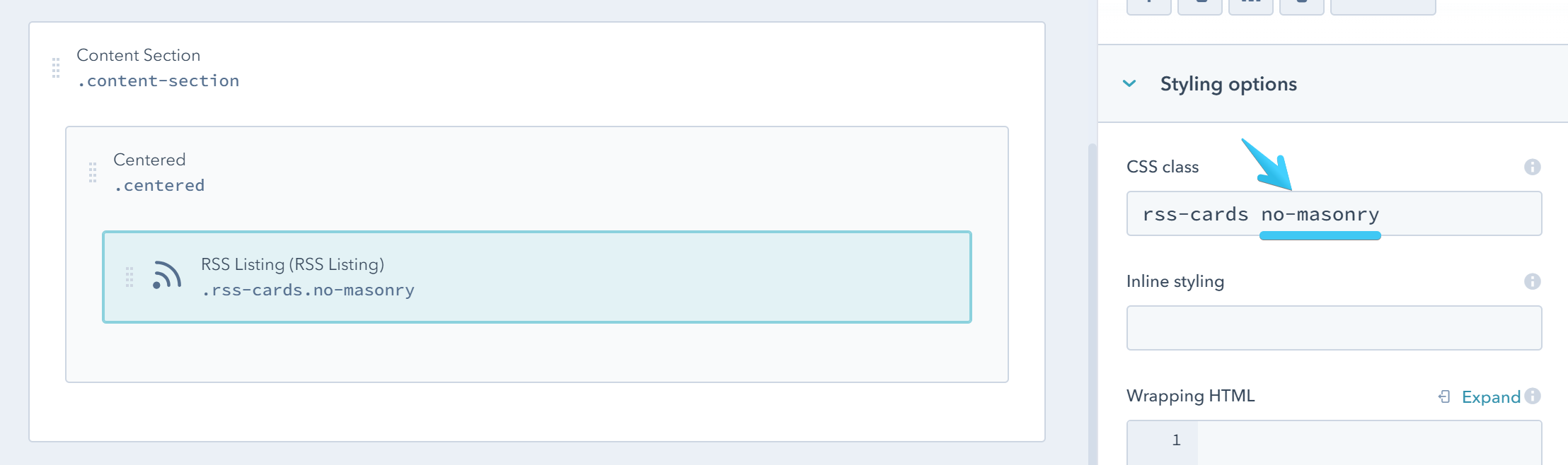 Act2 Template Builder RSS Cards No Masonry CSS Class