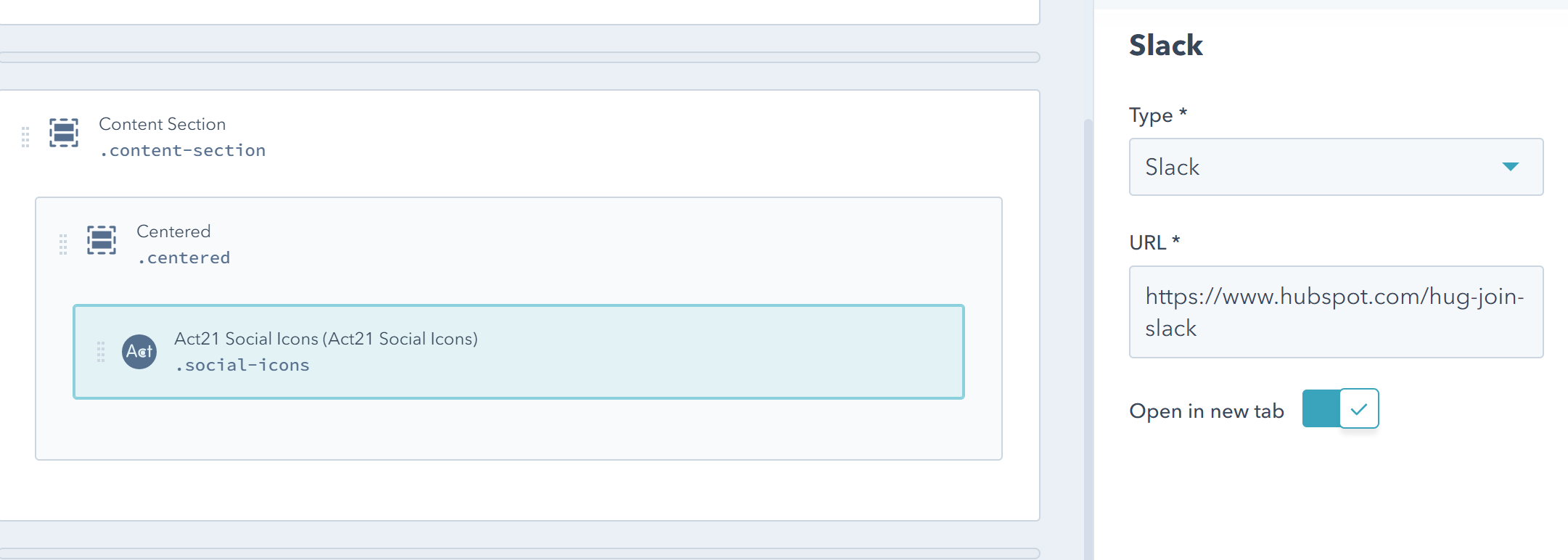 Act21 Social Icons - Slack icons