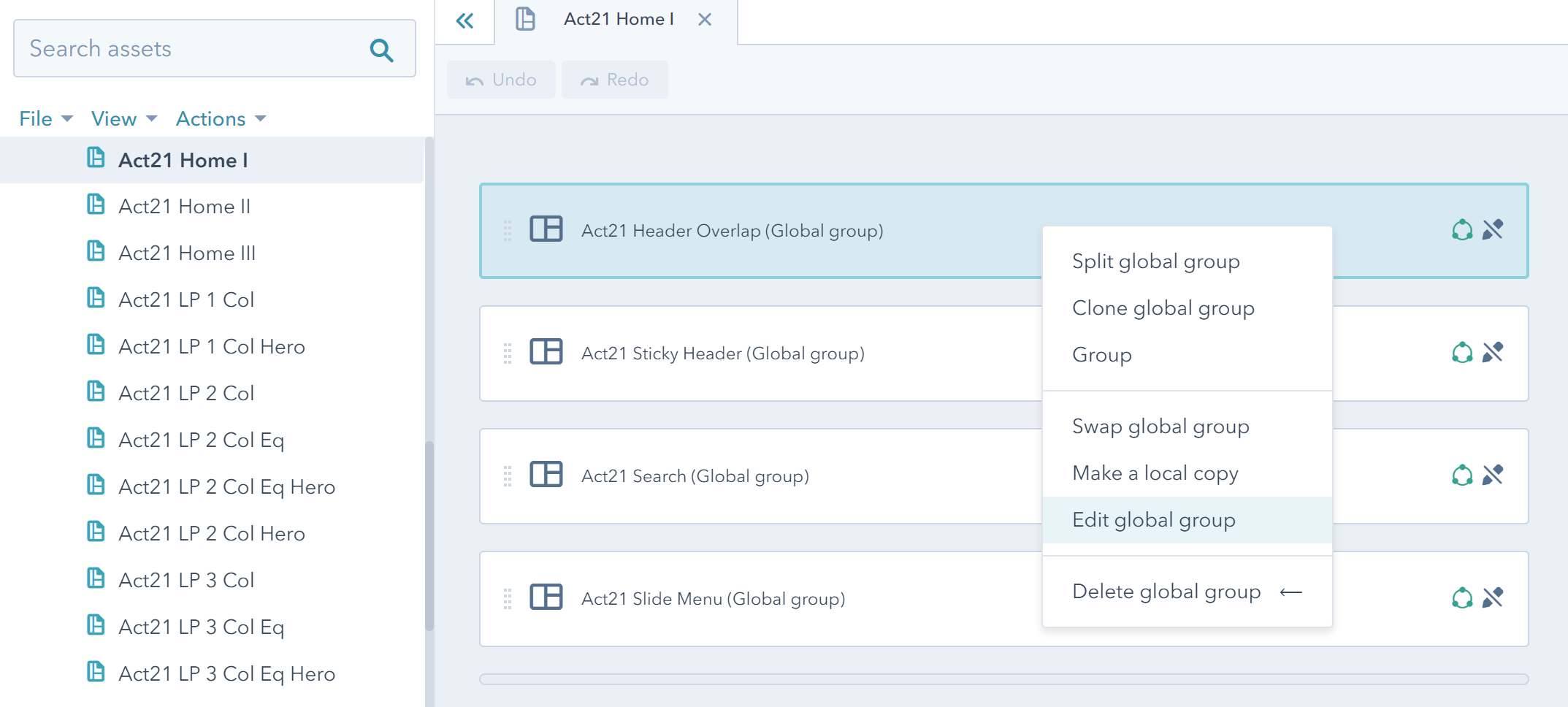 Act2 Template Builder Edit Logo
