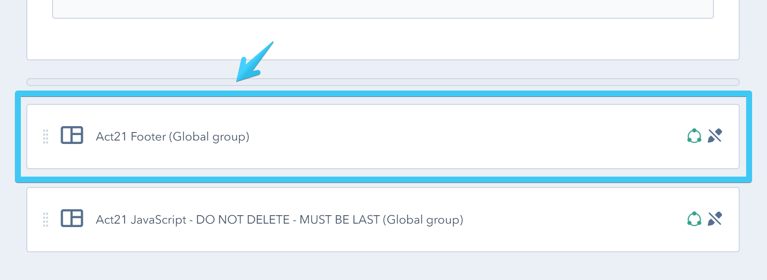 Act2 Template Builder Footer