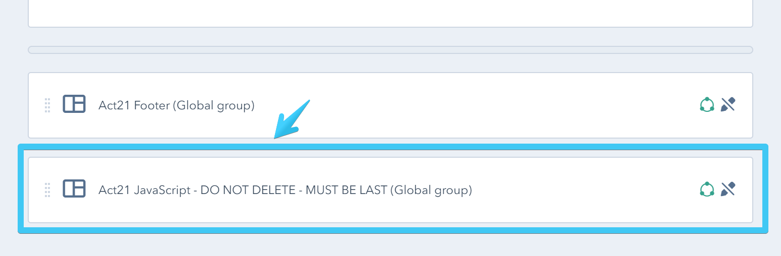 Act2 Template Builder JavaScript Do Not Delete