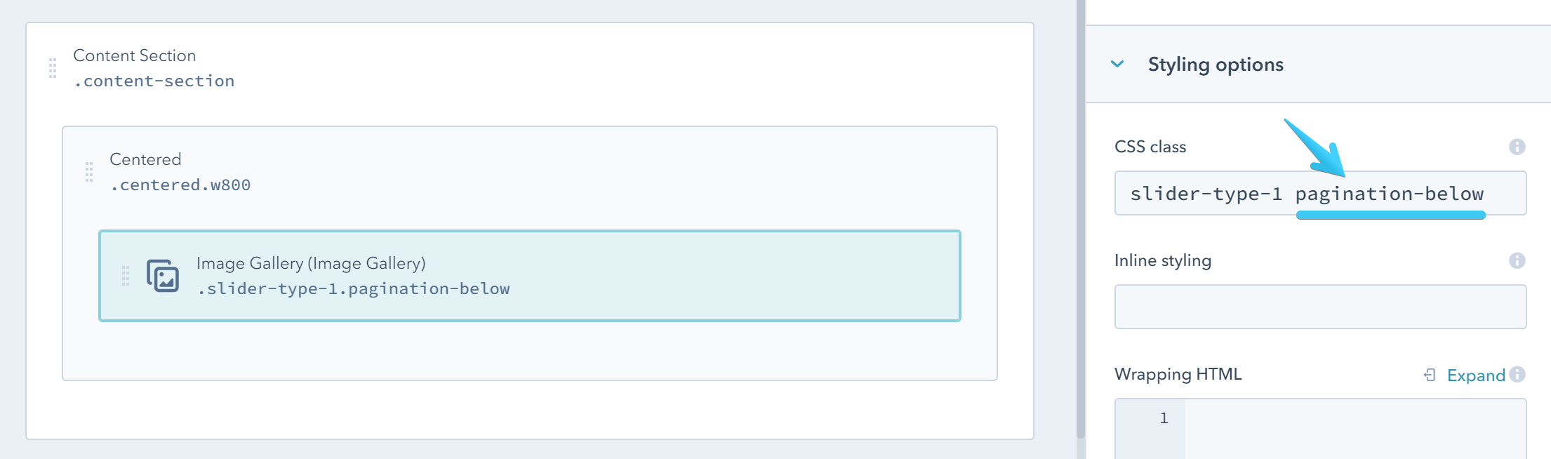 Act2 Template Builder Slider Type 1 Pagination Below CSS Class