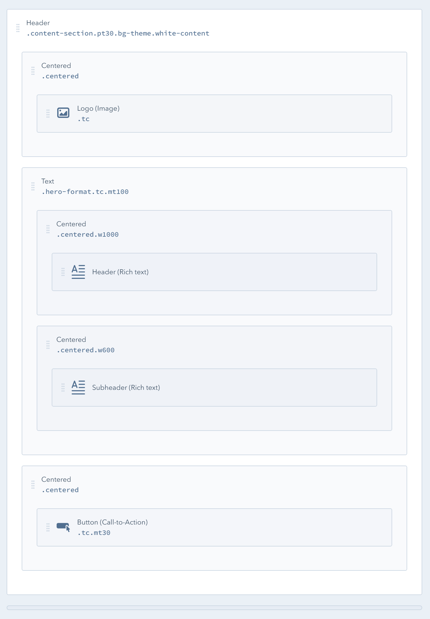 Act2 Template Builder Special Landing Page Header